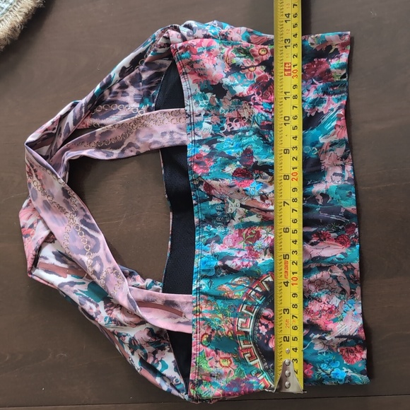 Floral Halter Top Noir E Blanc - Picture 7 of 7